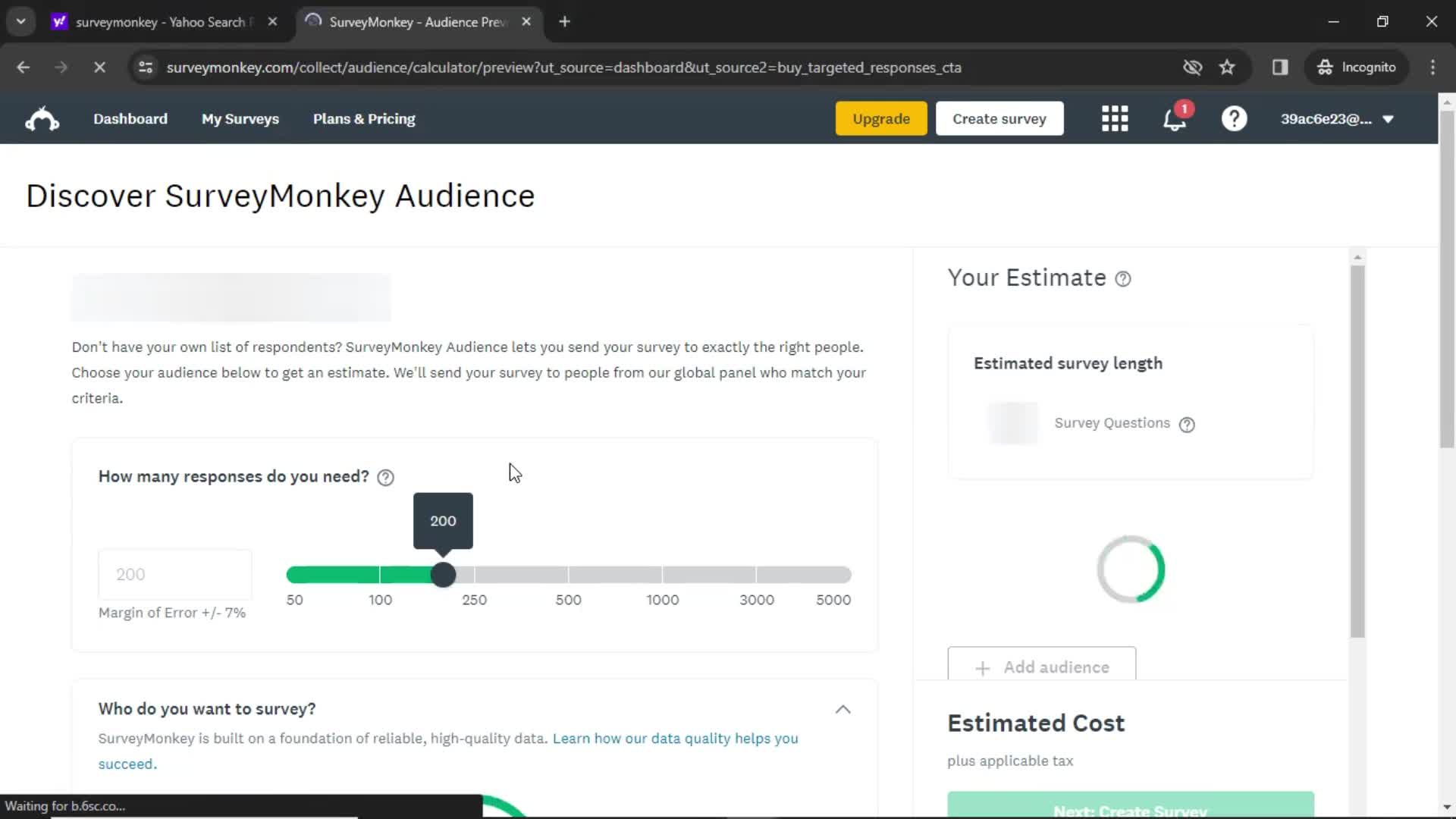 SurveyMonkey  screenshot