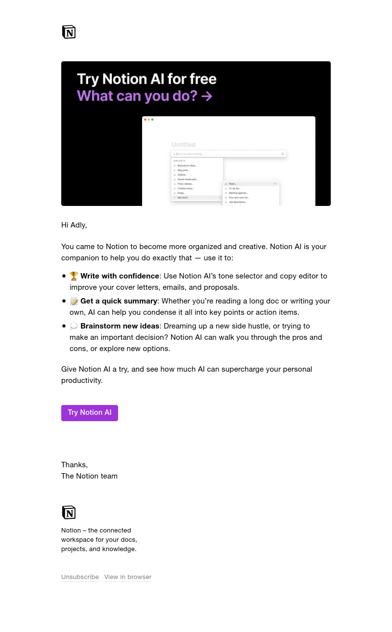 Notion - Try Notion AI for free