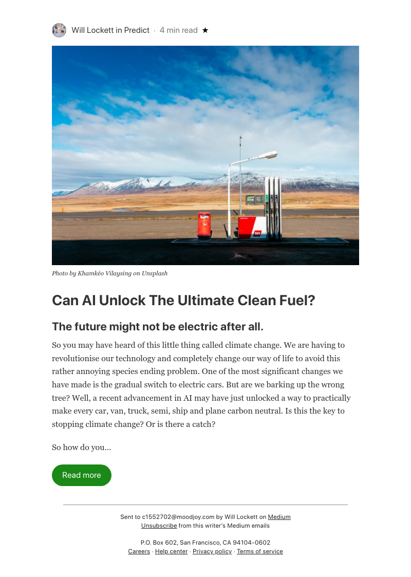 Medium - Can AI Unlock The Ultimate Clean Fuel?