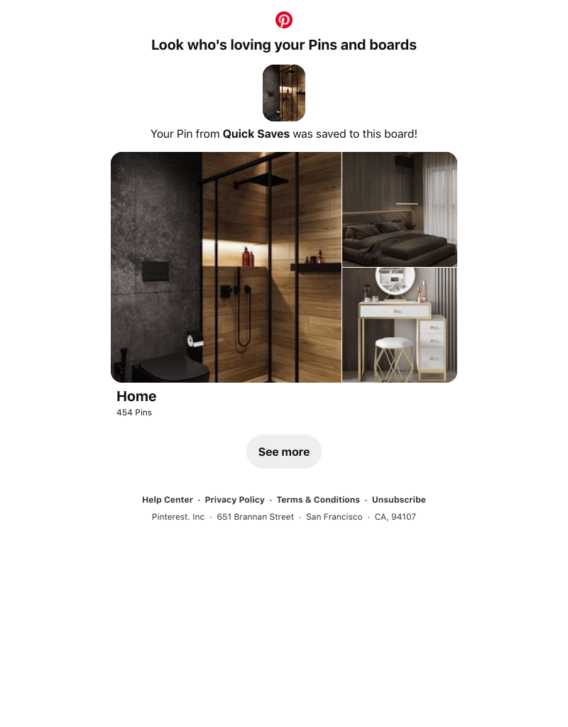 Pinterest - Your Pin from Quick Saves was saved to a similar board