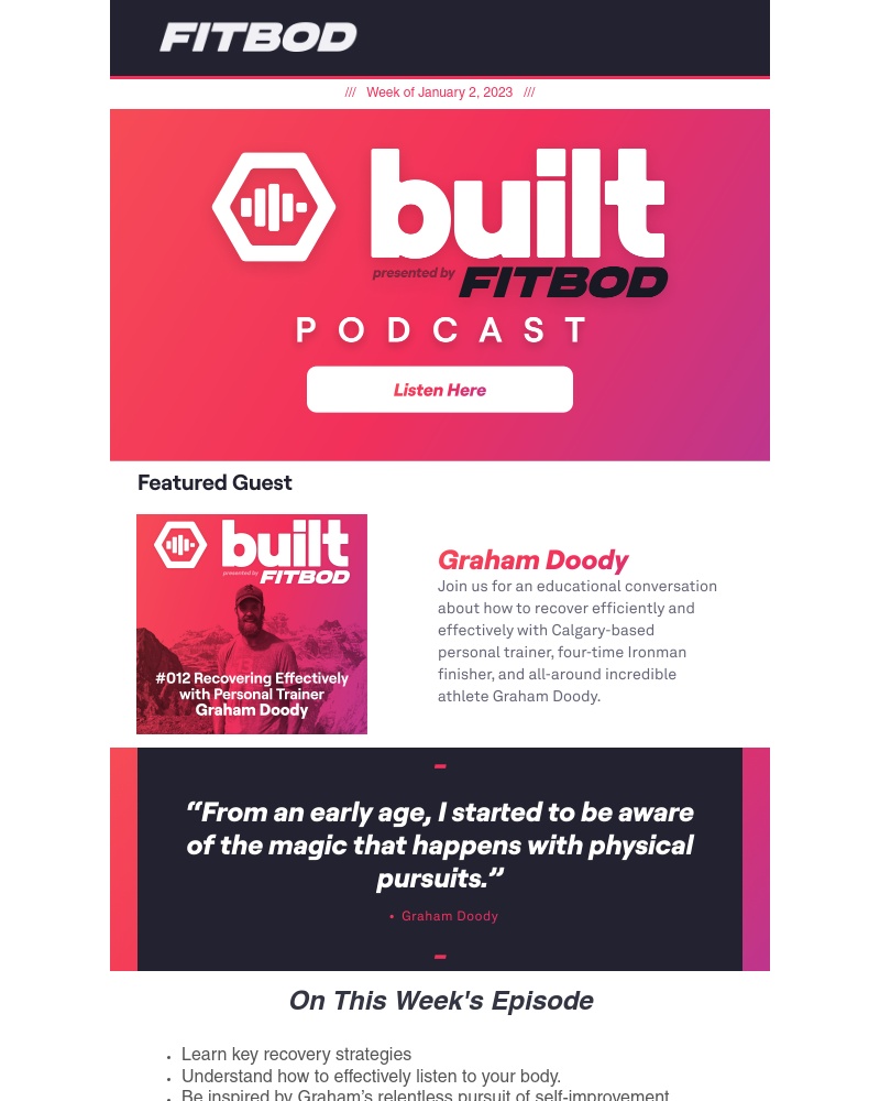 Fitbod - 012: Listening to your body [Built Podcast]