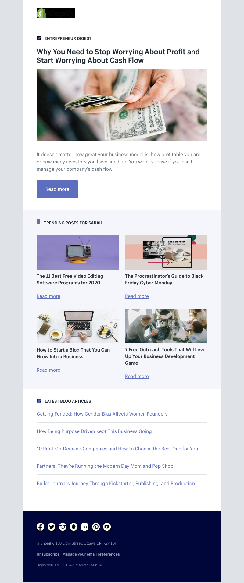 Shopify - Why You Need to Stop Worrying About Profit and Start Worrying About Cash Flow