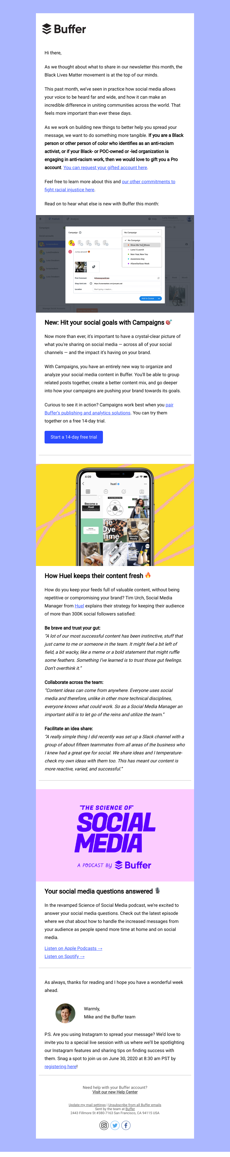  - New features, new podcast episodes, and a commitment