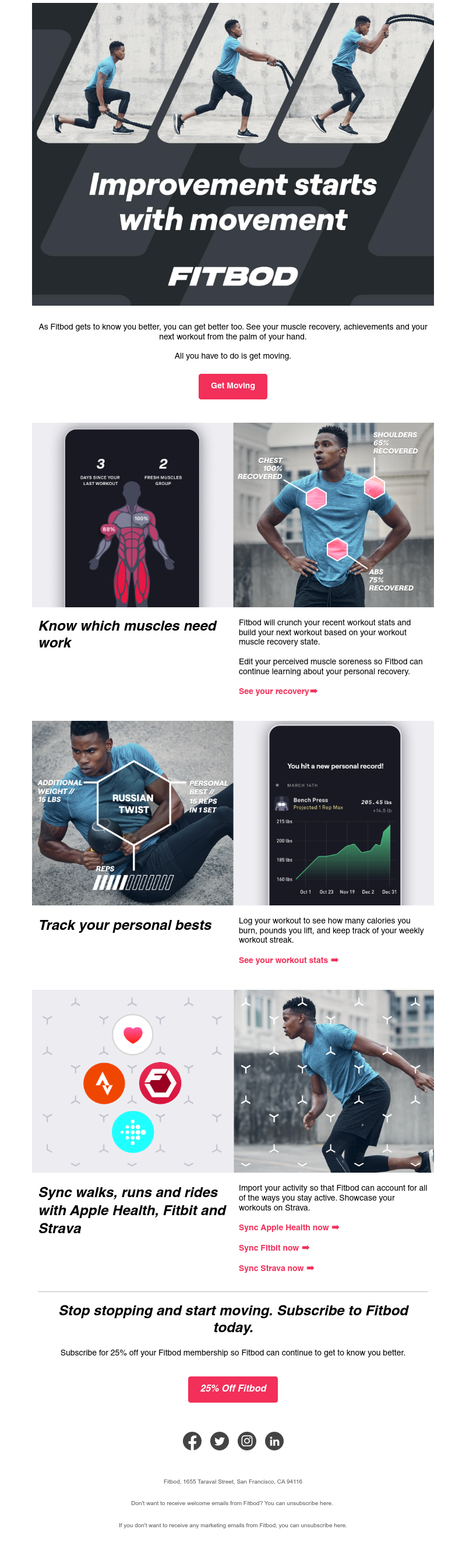 Fitbod - It’s time to get moving (3/4)