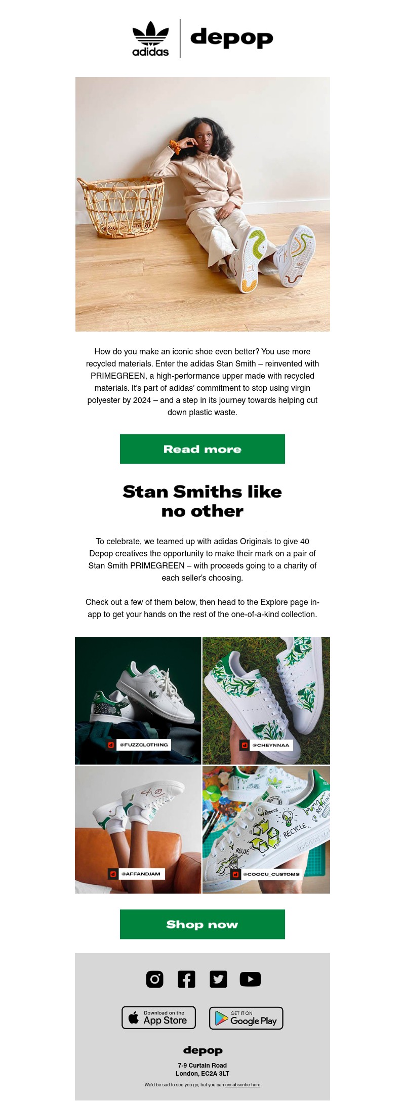 Depop - Adidas x Depop is here