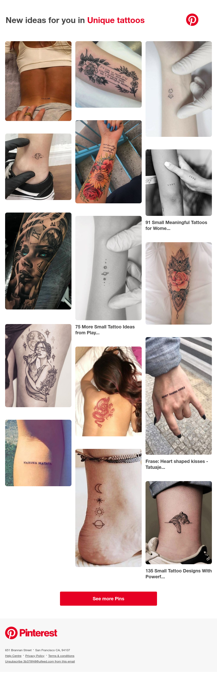 Pinterest - 📌 15 Unique tattoos Pins you might like