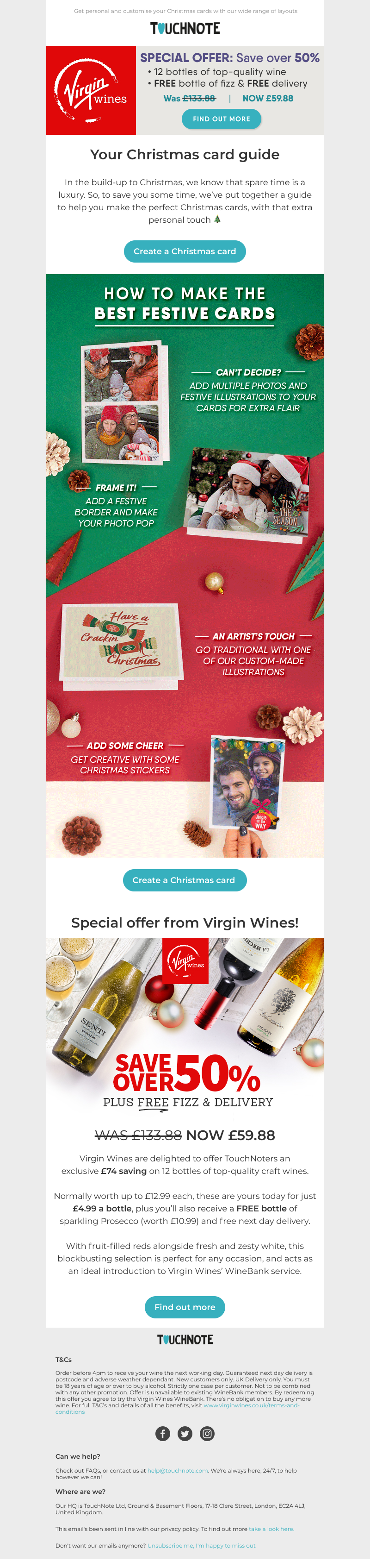 TouchNote - Hey Sarah, want to know how to create the best Christmas cards? 💌