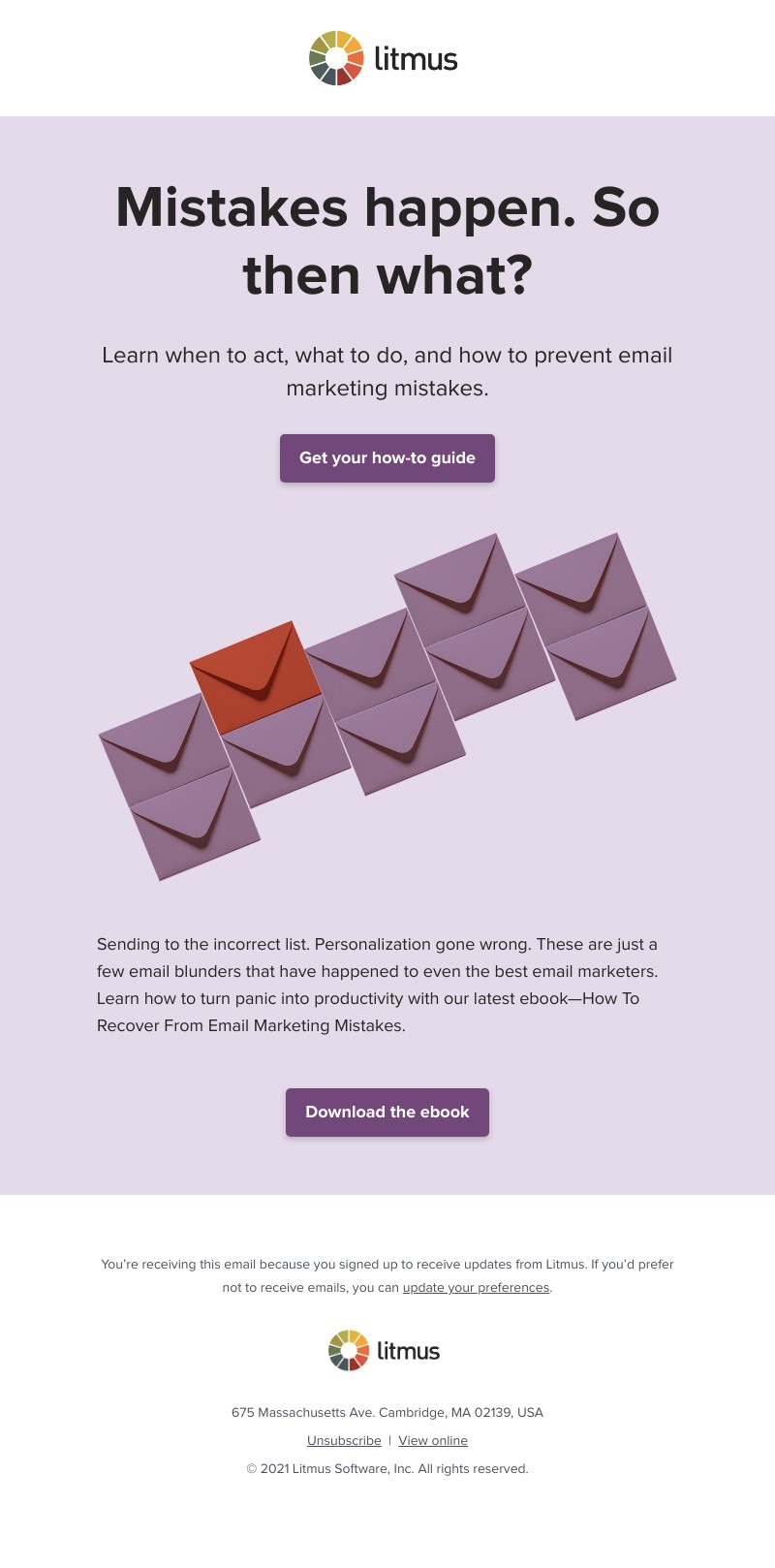 Litmus - Made an email mistake? You’re not alone.
