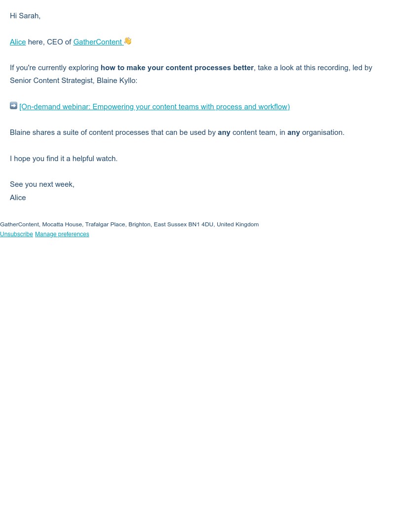 GatherContent - Processes + workflows = a slicker content team