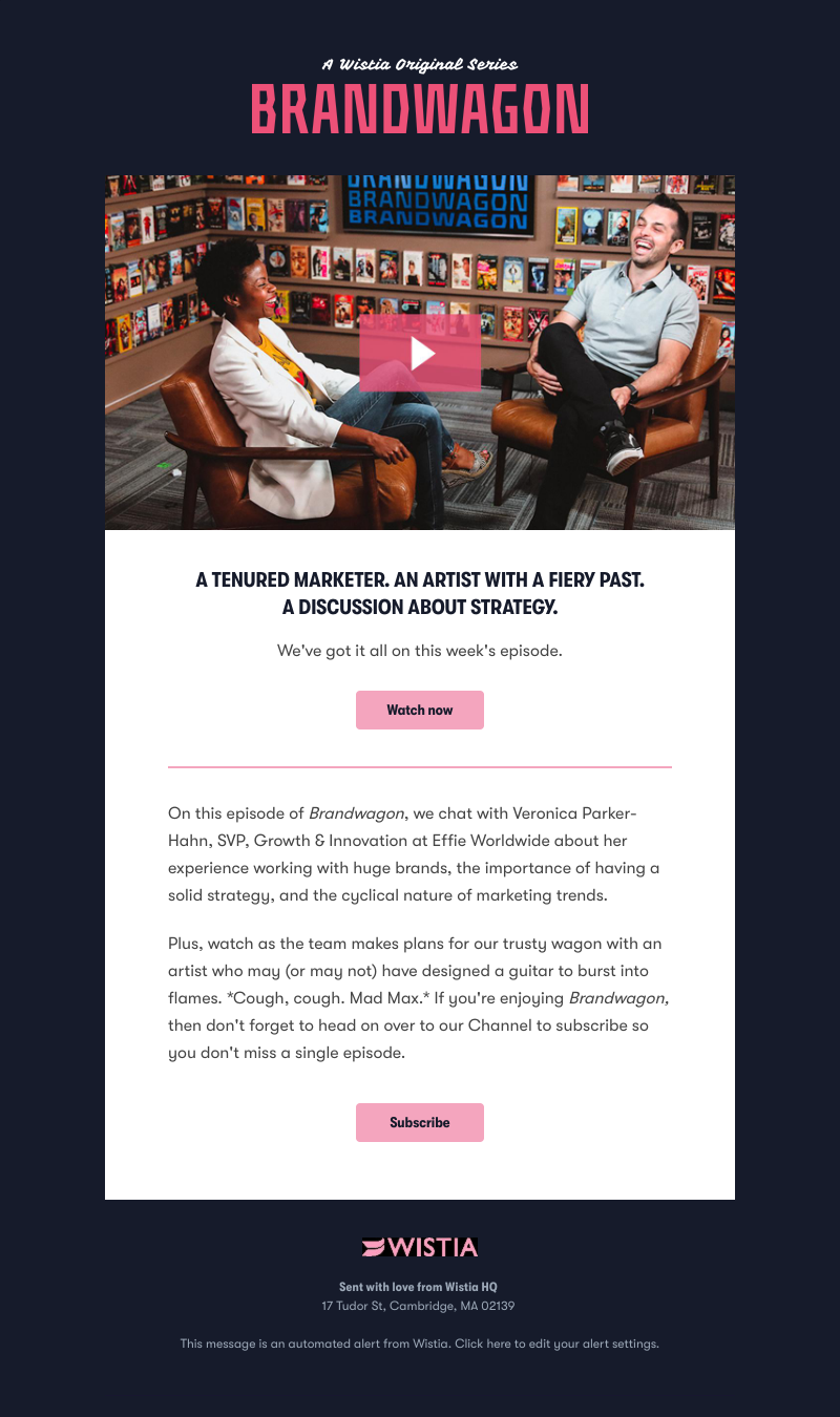 Wistia - Brandwagon, Fury Road, and a can't-miss interview 🤔
