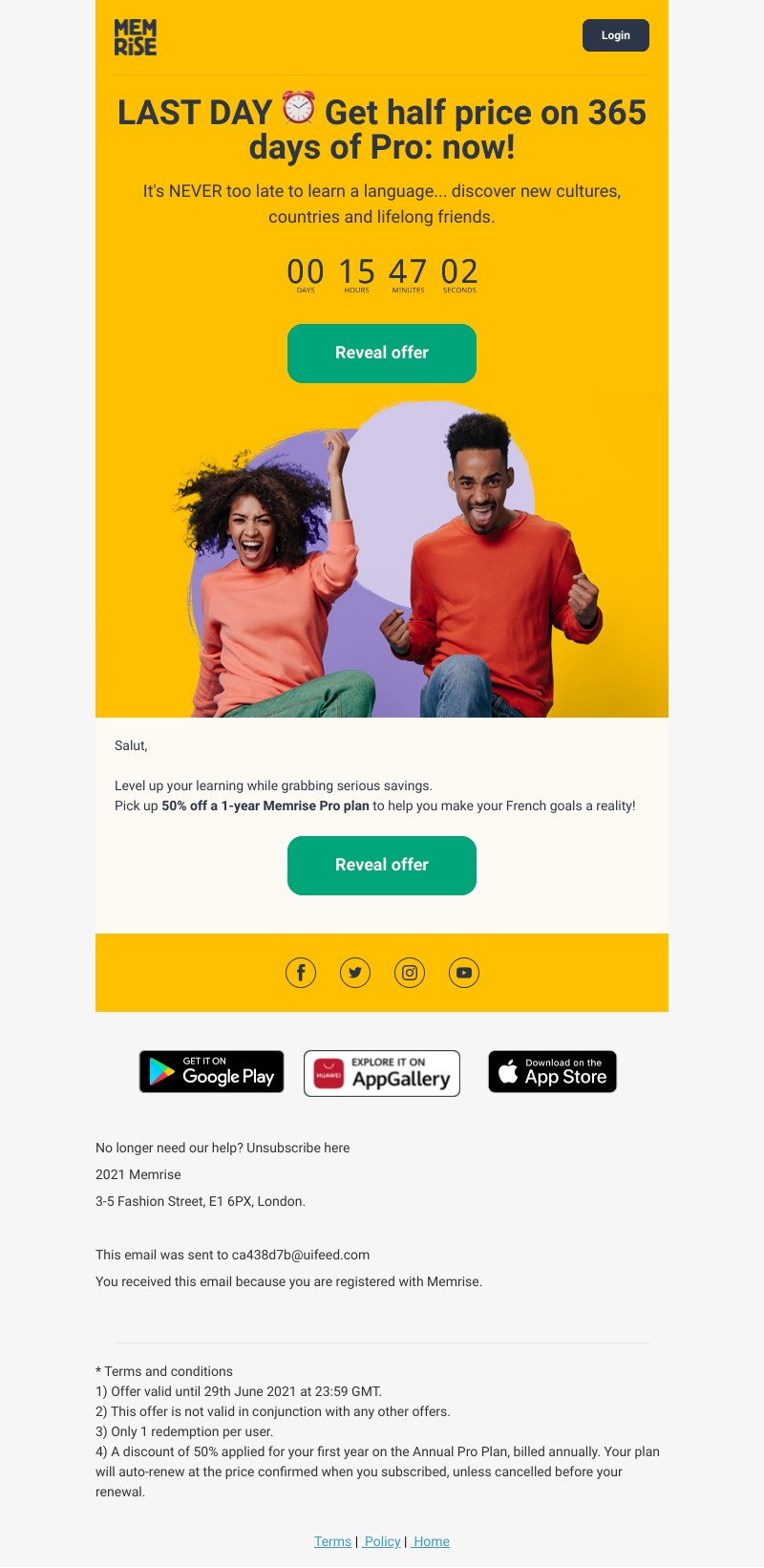 Memrise - Flash Sale: LAST DAY❗ 
