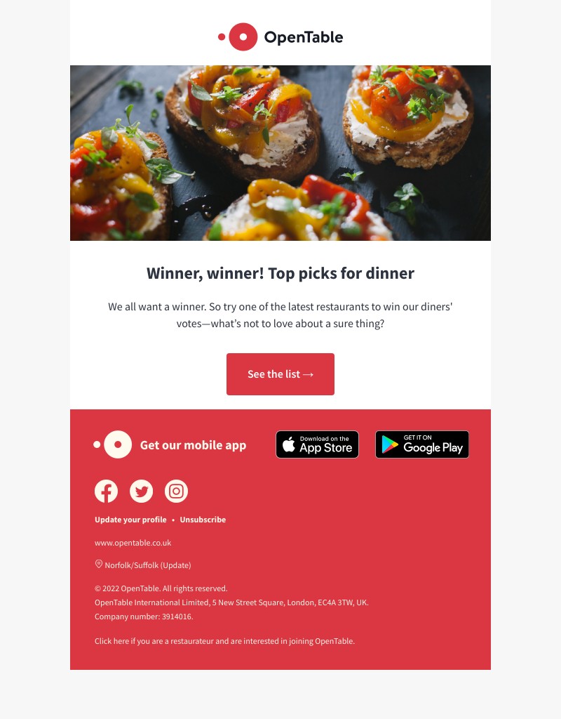 OpenTable - Top 10 Restaurants in Norfolk/Suffolk