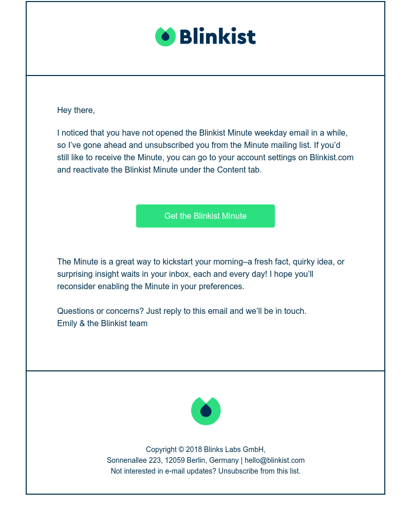  - Want to keep reading the Blinkist Minute?
