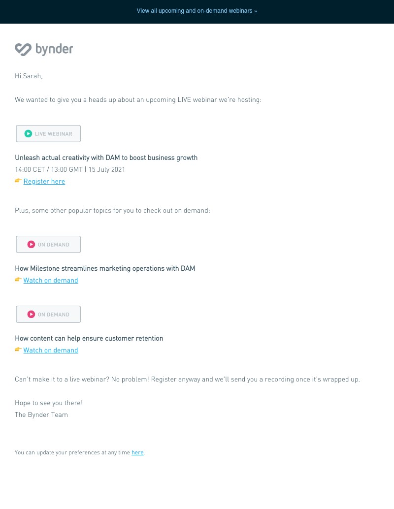 Bynder - [LIVE] Give your creative team more time to... CREATE!