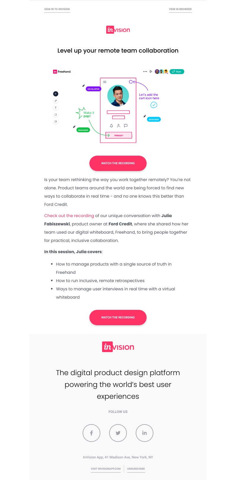 InVision - On Demand: Remote Product Team Collaboration
