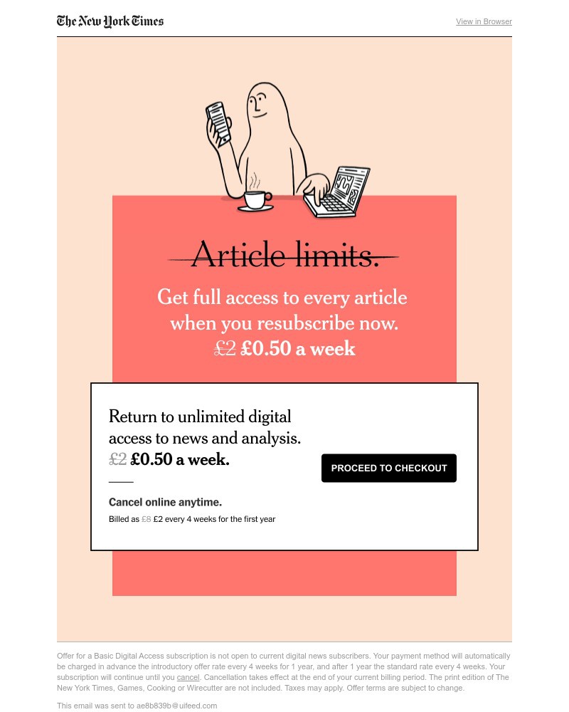 The New York Times - £0.50 a week: Journalism without limits.