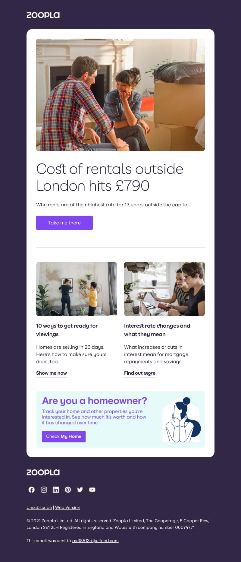 Zoopla - Rents are rising rapidly outside of London