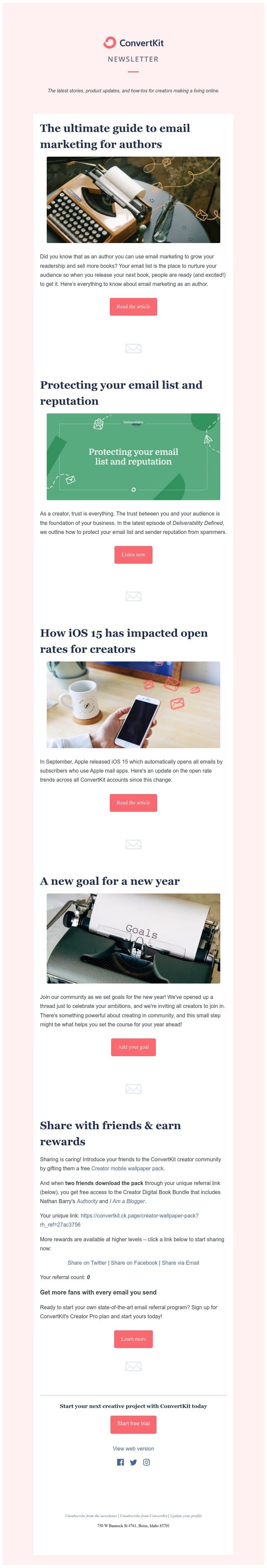 ConvertKit - The ultimate guide to email marketing for authors