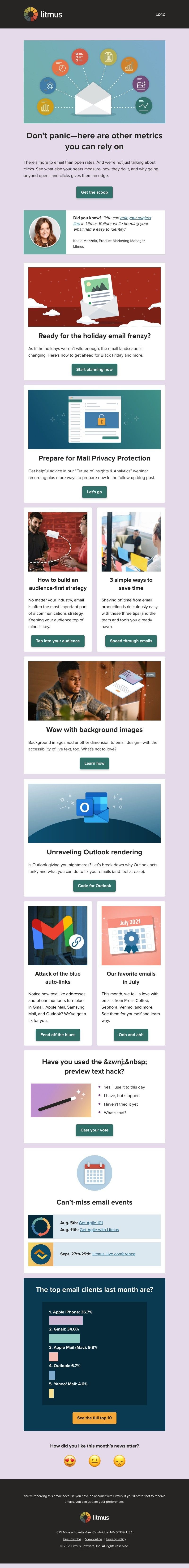 Litmus - Step 1: Don’t panic. Step 2: Prep for Mail Privacy Protection now.