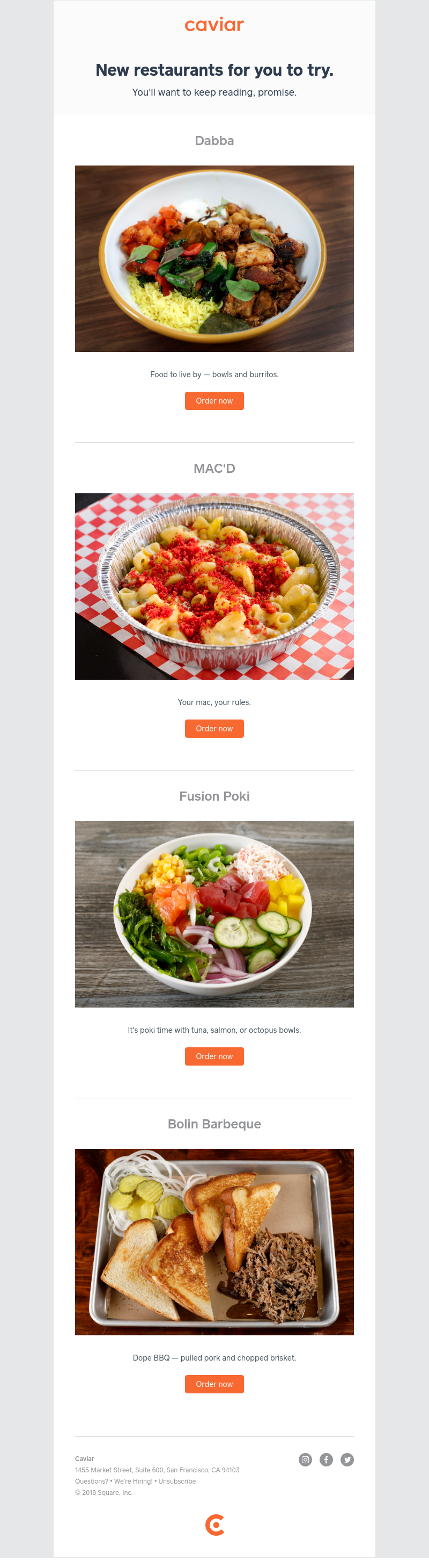  - New Restaurants for you 🍴