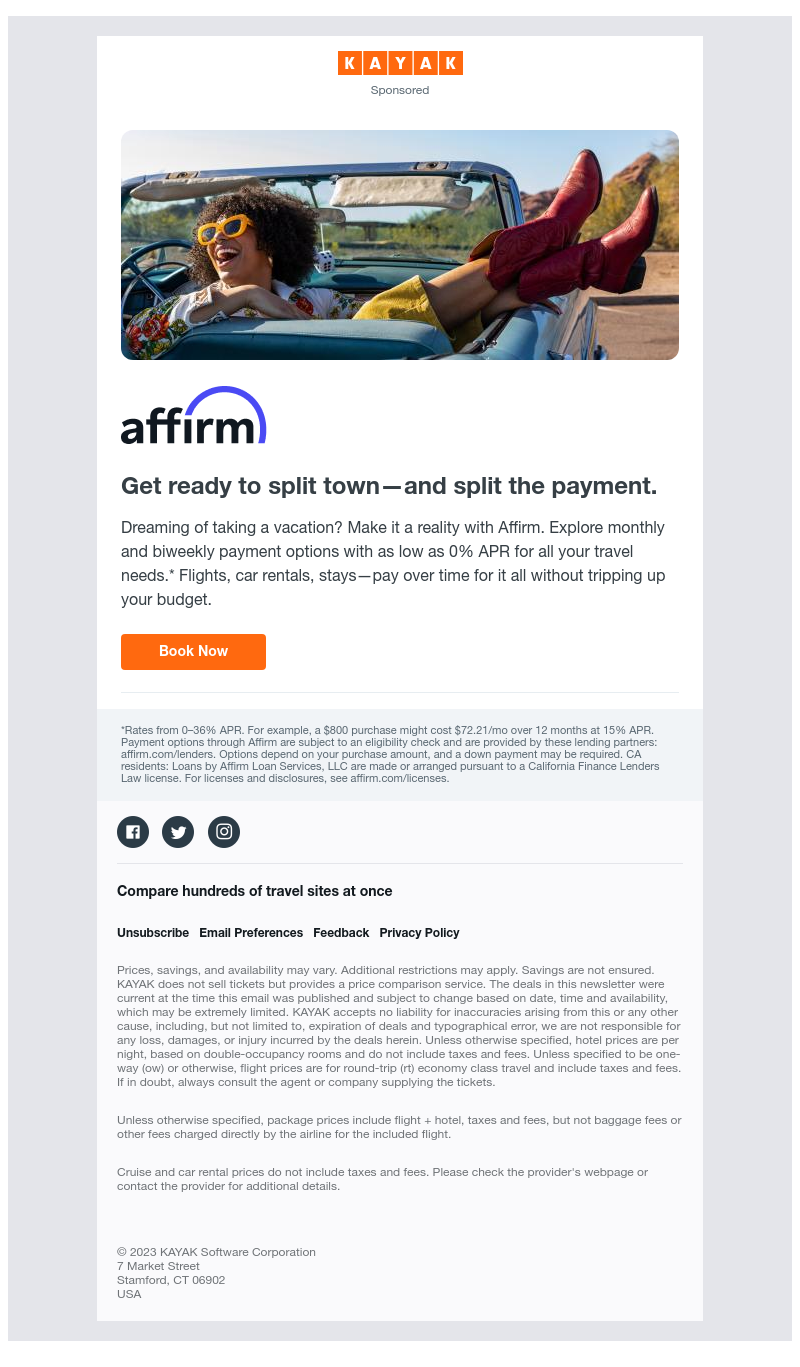Kayak - Book your trip today. Pay over time with Affirm.