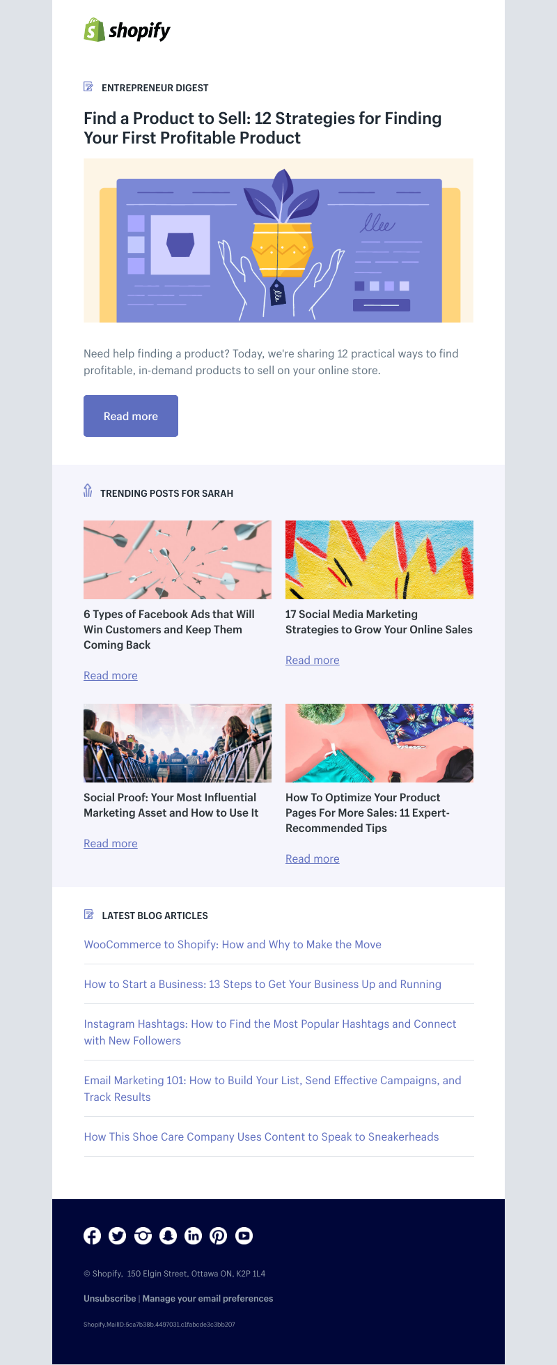 Shopify - Find a Product to Sell: 12 Strategies for Finding Your First Profitable Product