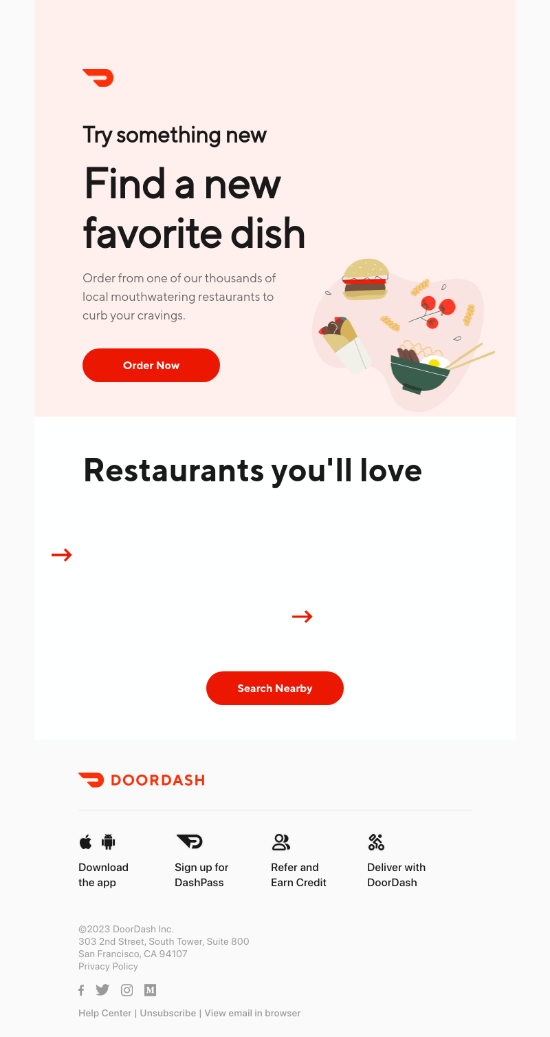  - Be adventurous and try a new restaurant!