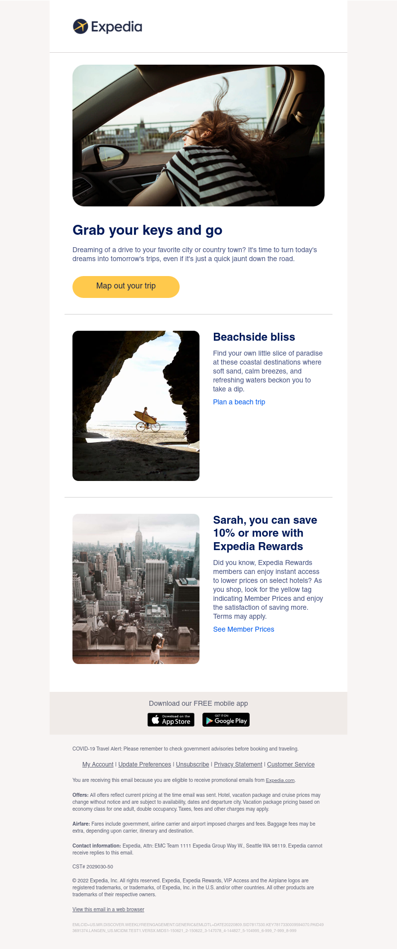 Expedia - Turn your road trip into a memorable escape