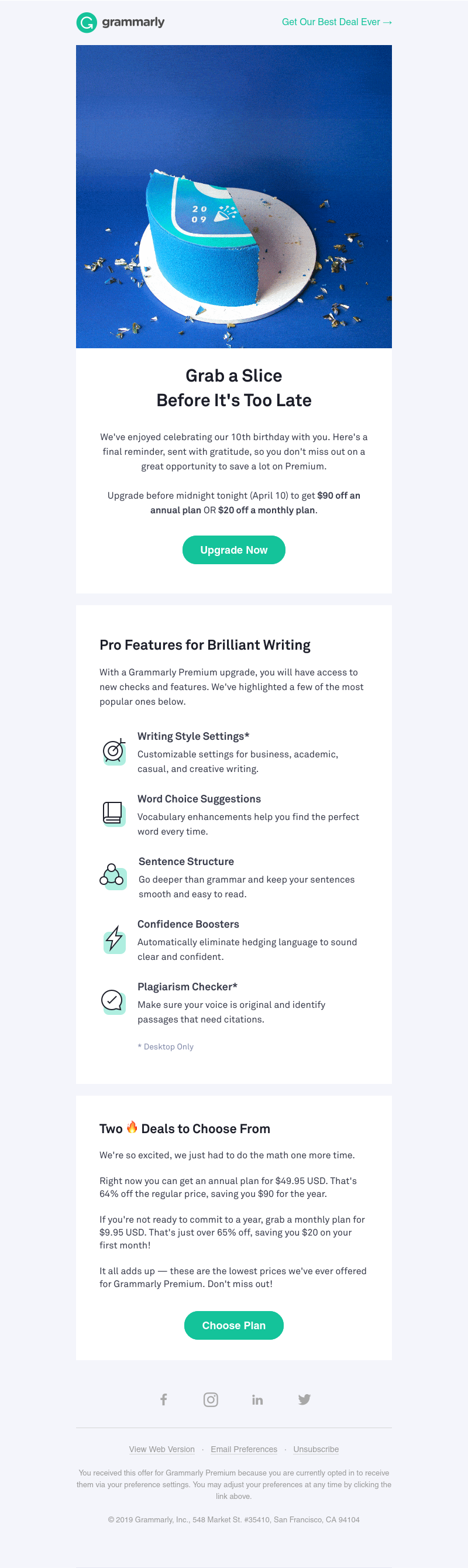 Grammarly - 🚨FINAL HOURS:🚨 Get 64% Off & Elevate Your Written Communication
