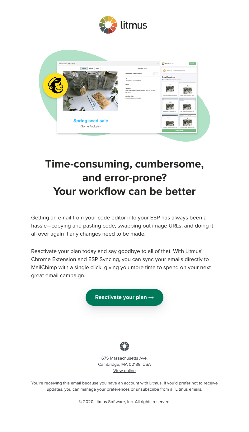 Litmus - Litmus + MailChimp for a better workflow
