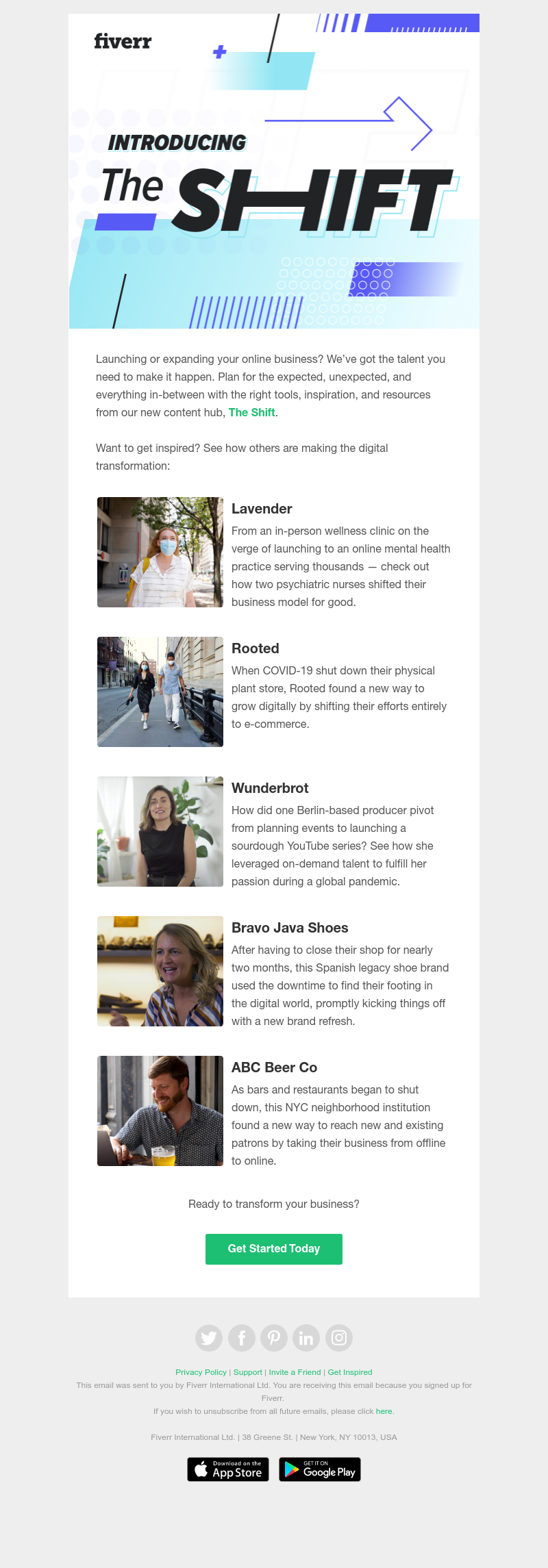 Fiverr - The Shift: Transforming your business starts here