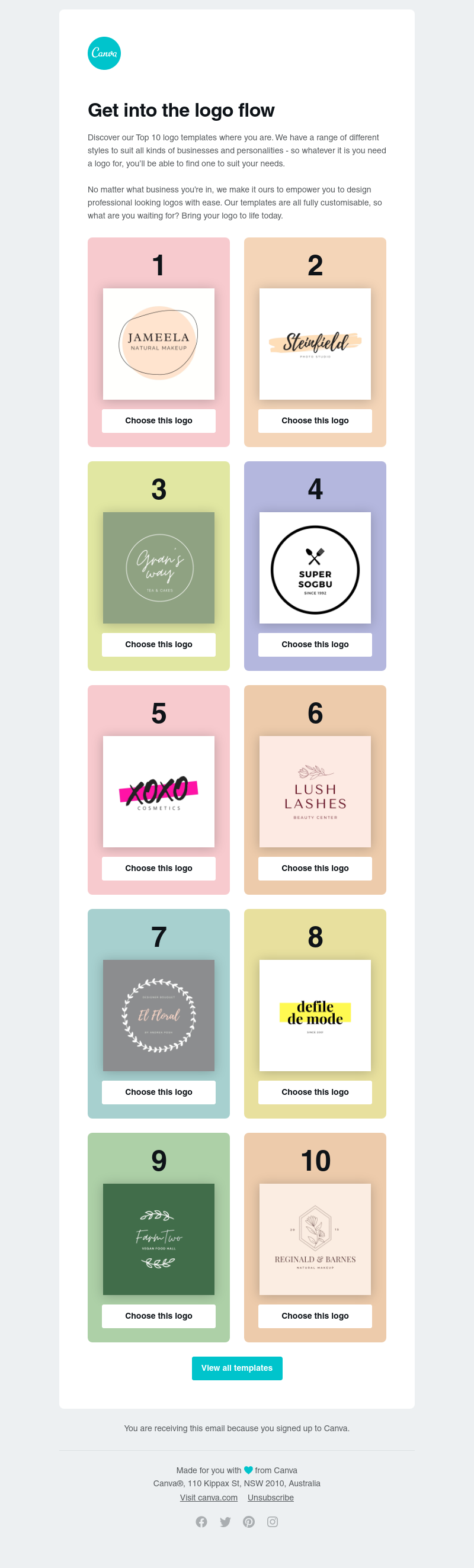 Canva -      Discover UK’s Top 10 logo templates