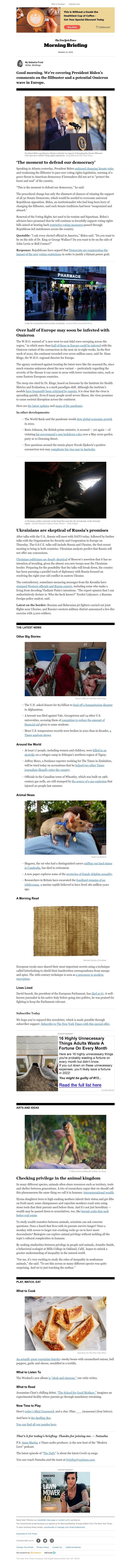 The New York Times - Your Wednesday Briefing