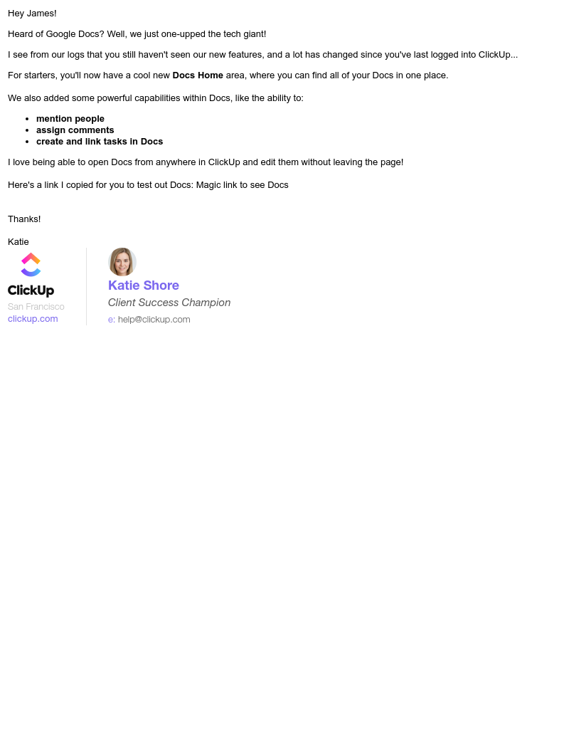 ClickUp - Google Docs on steroids 💪
