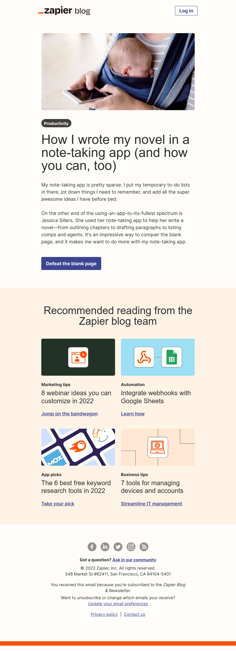 Zapier - More than a note-taking app