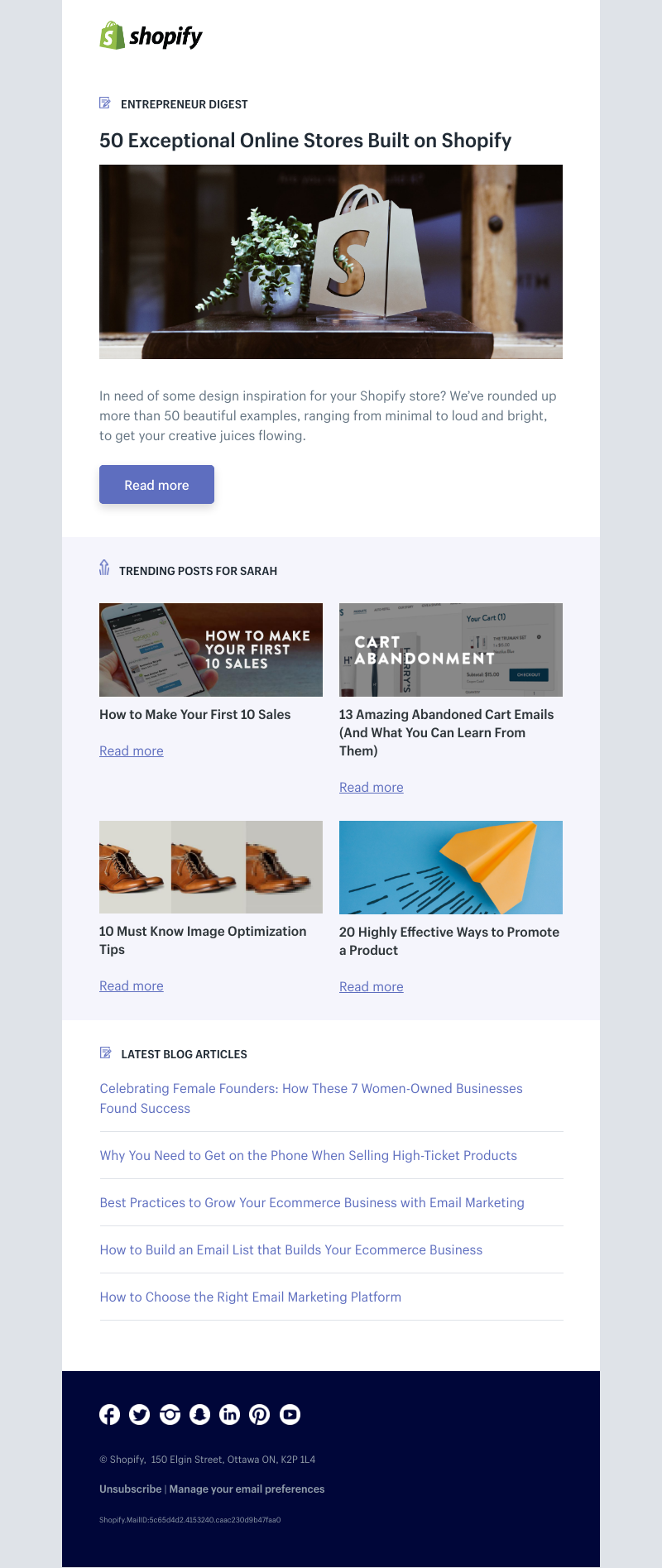 Shopify - 50 Exceptional Online Stores Built on Shopify
