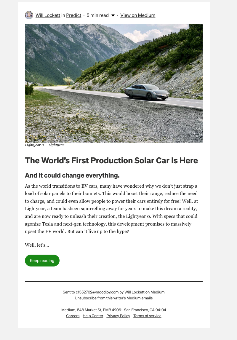 Medium - The World’s First Production Solar Car Is Here