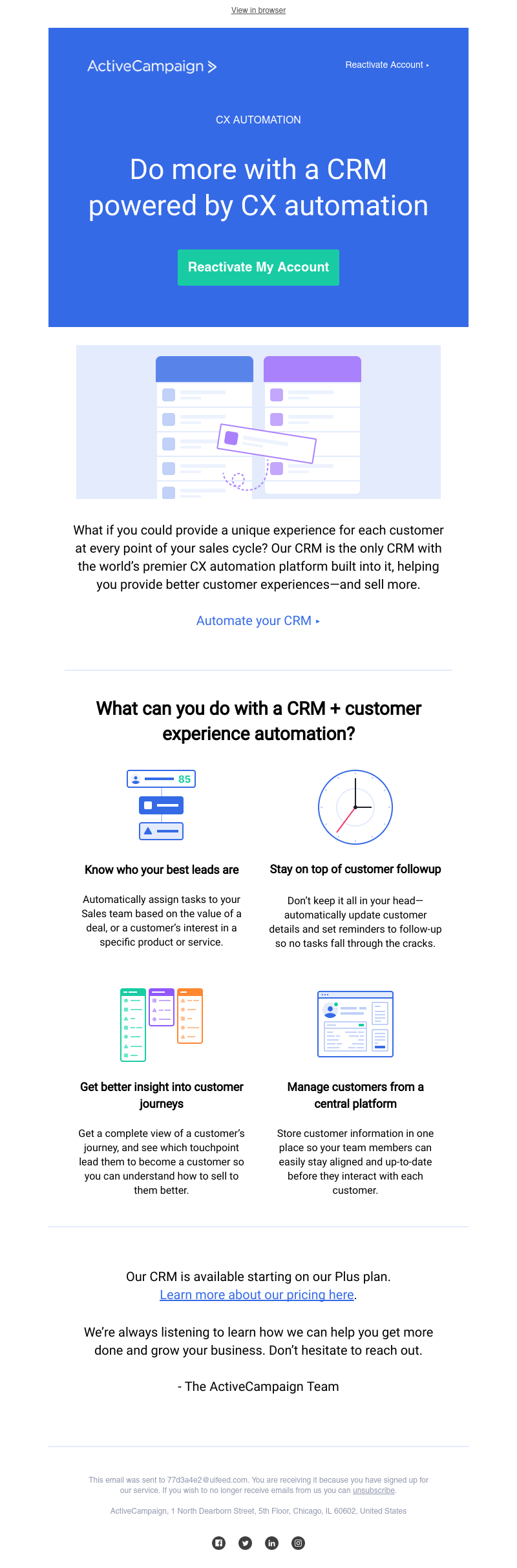  - Think you can’t benefit from a CRM? Think again.