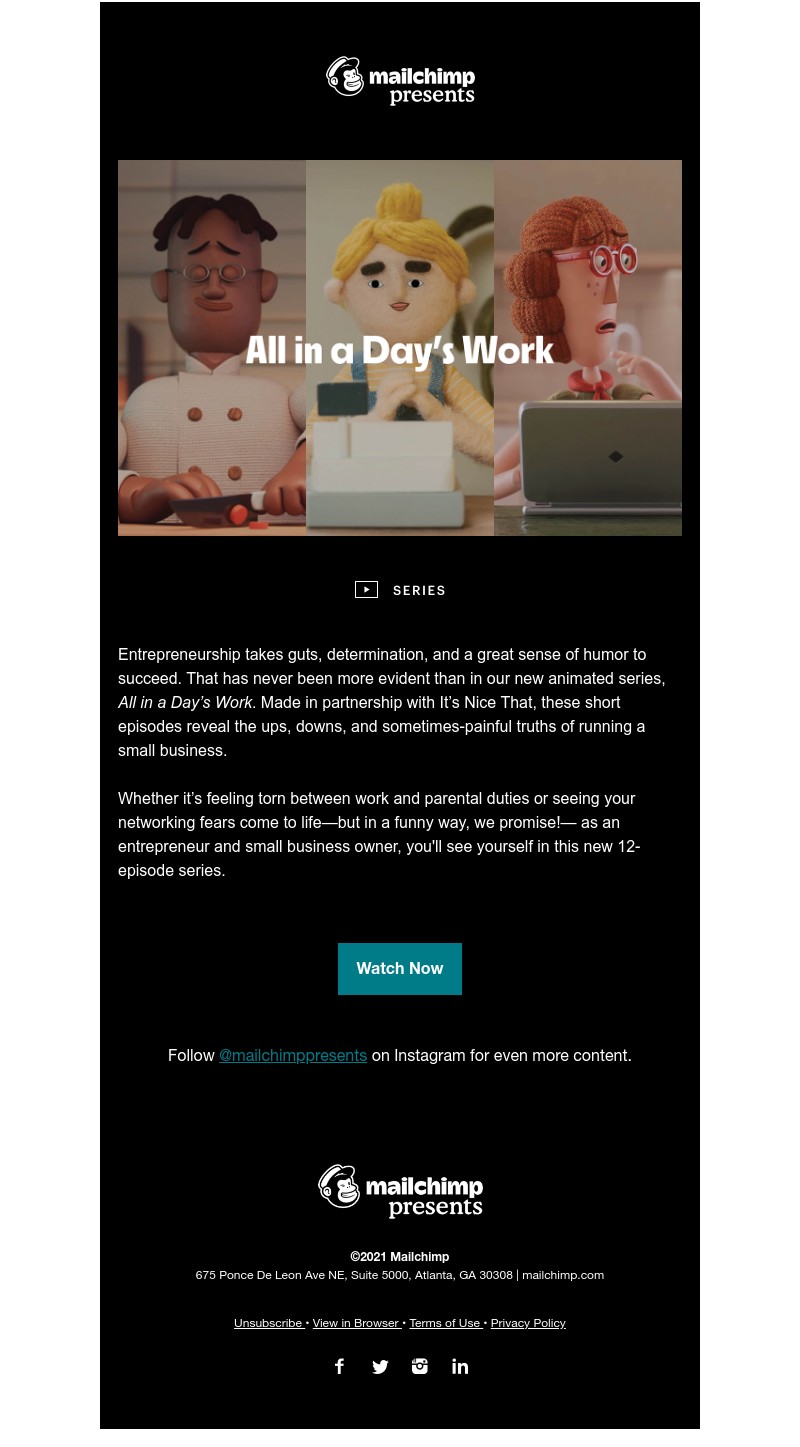 Mailchimp - It takes a sense of humor to be an entrepreneur