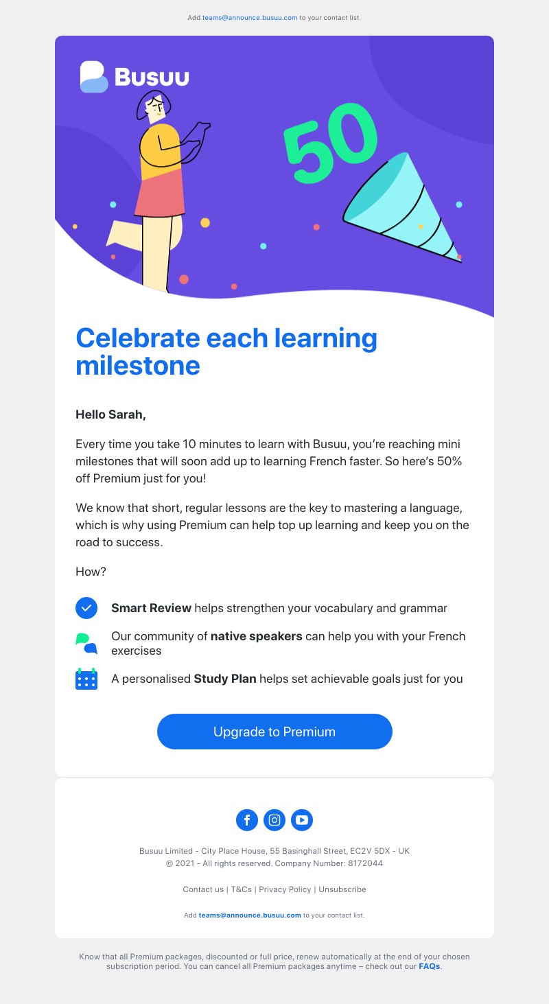 Busuu - Learn French the smart way 📈