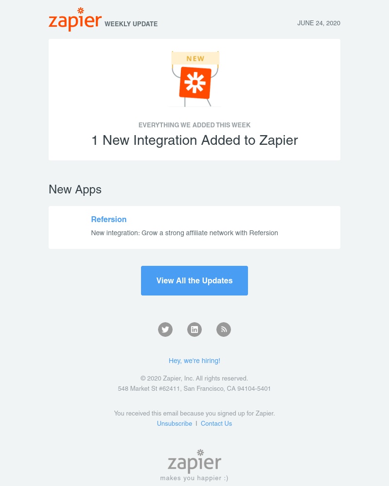 Accepting an invite on Zapier video screenshot