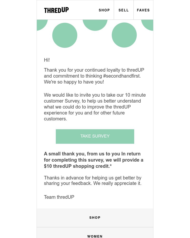 thredUP - 10 minutes for $10?