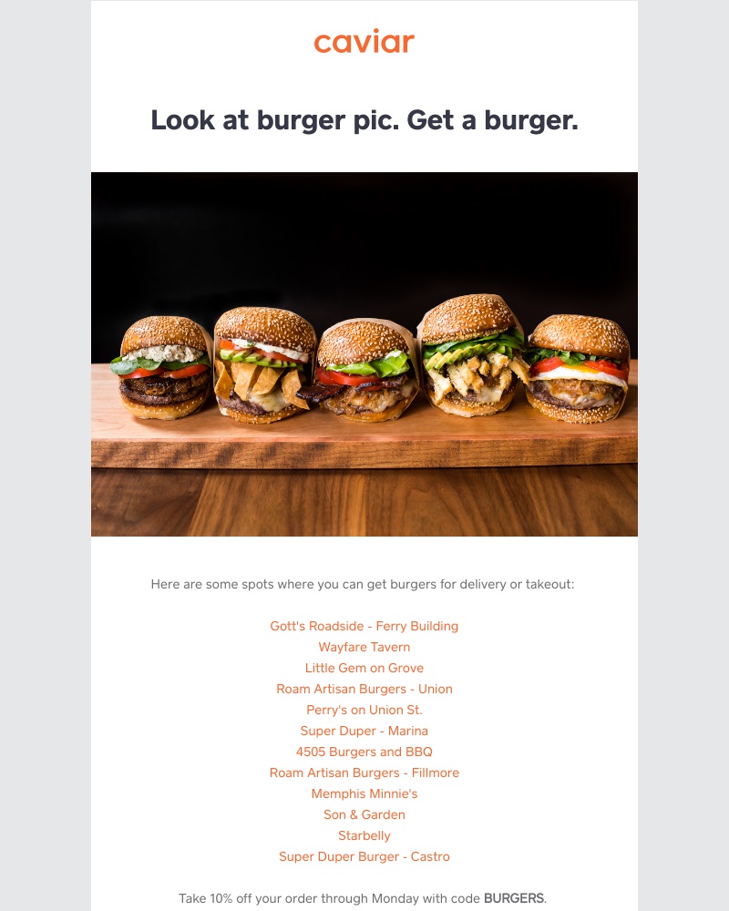  - 🍔🍔🍔 + 10% off