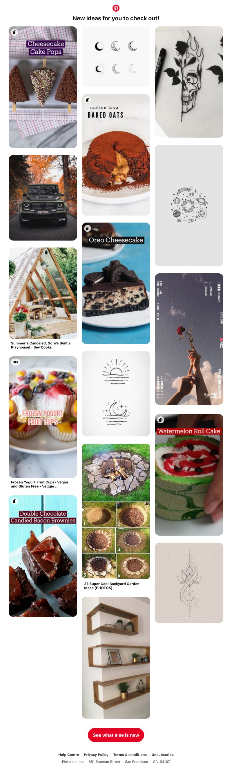 Pinterest - Hi UI Feed! New ideas are ready for you