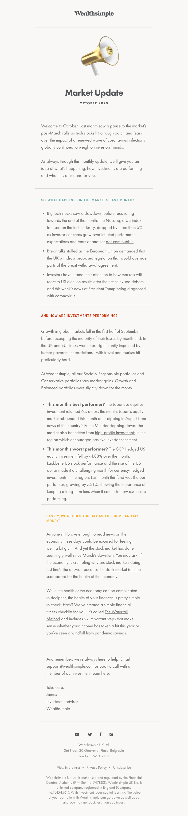 Wealthsimple - October Market Update