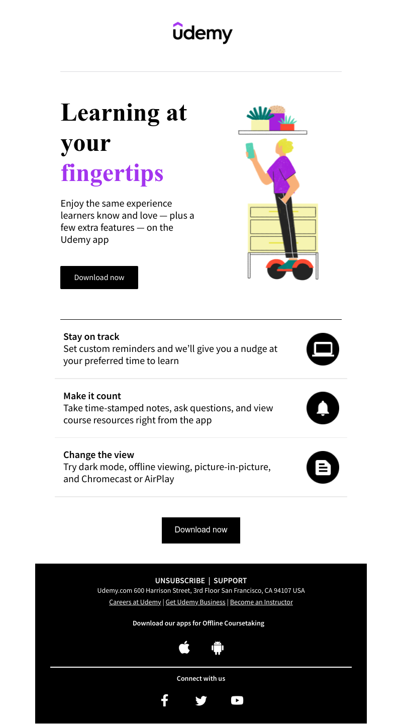 Udemy - Get more with the Udemy app