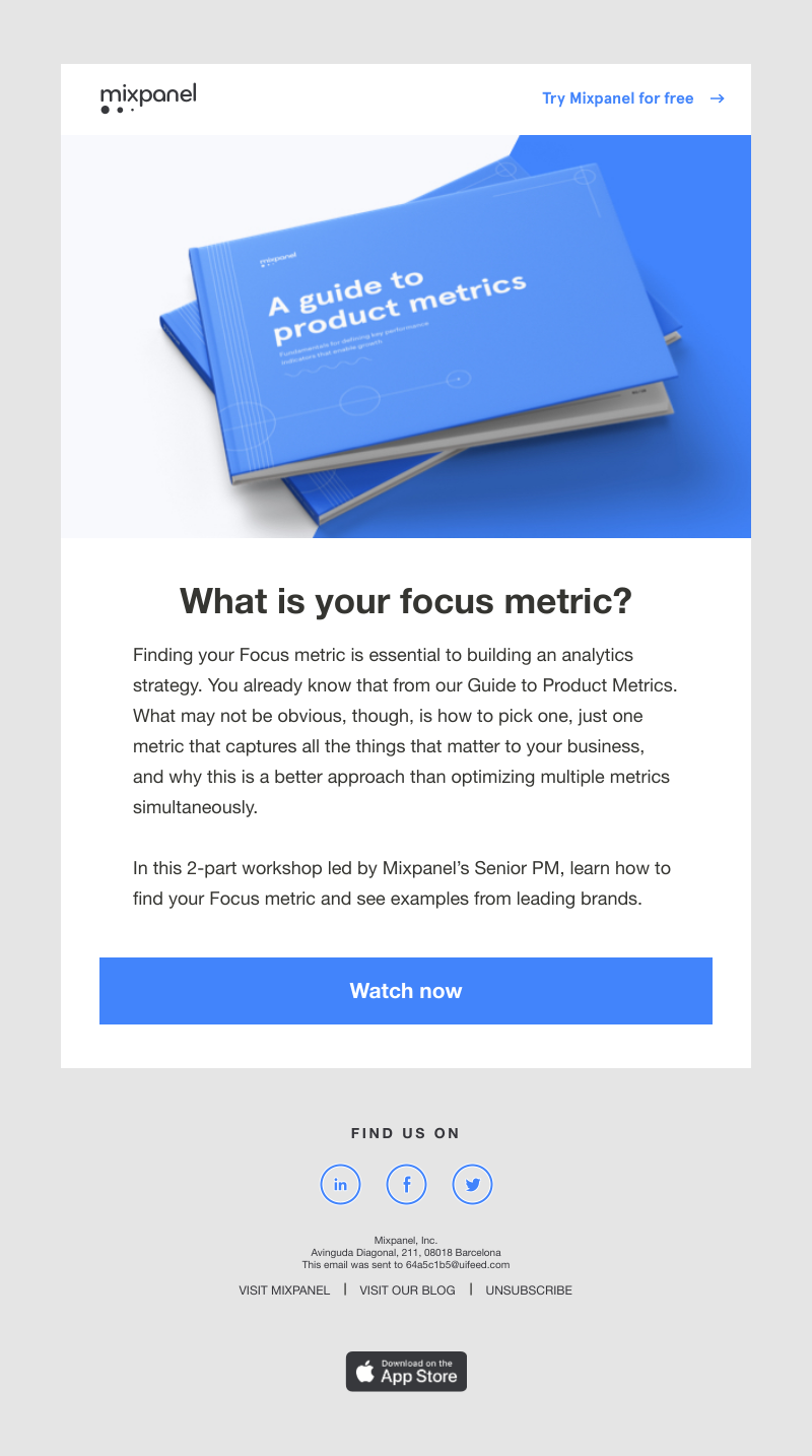 Mixpanel - How leading brands pick their metrics