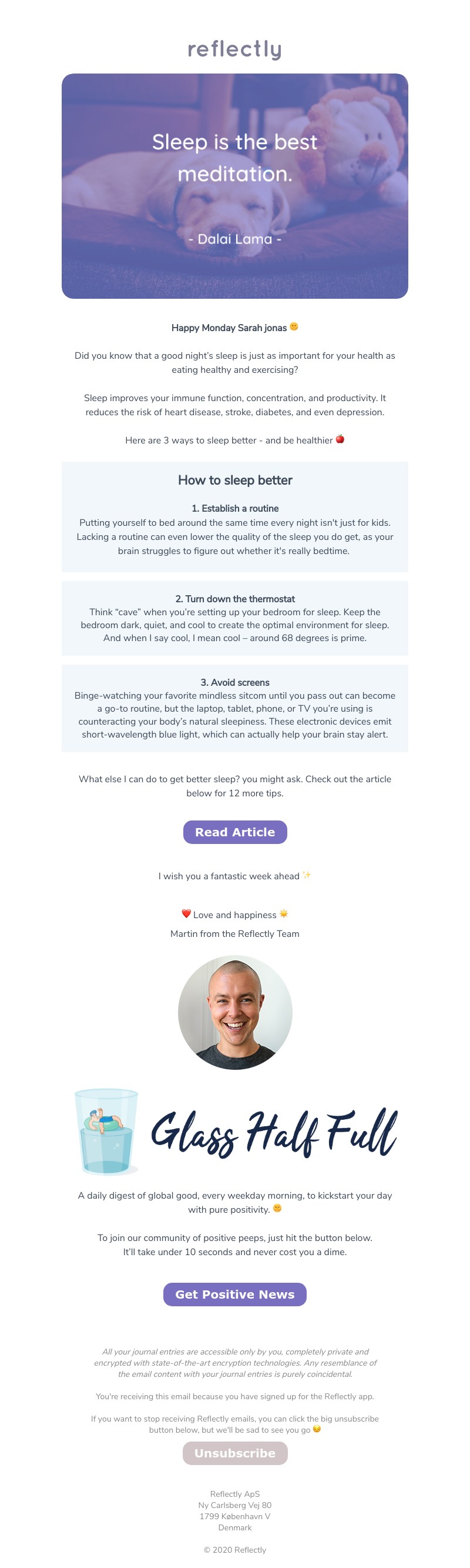 Reflectly - Do you want to sleep better? 😴