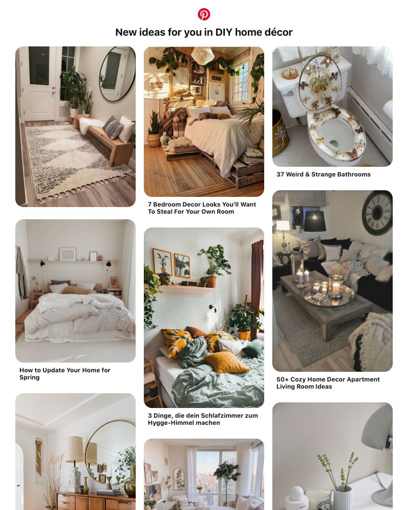 Pinterest - 🛠 14 DIY home décor Pins you might like