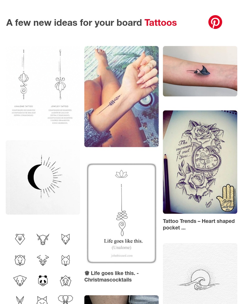 Pinterest - 14 new Pins for your Tattoos board